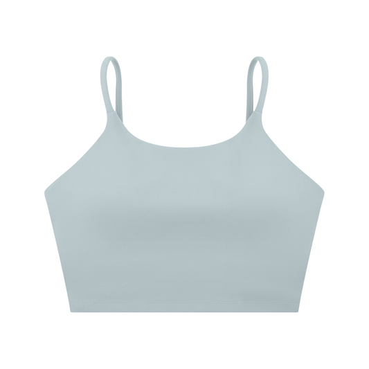 Spaghetti Strap YANV Sports Bra Haze Blue