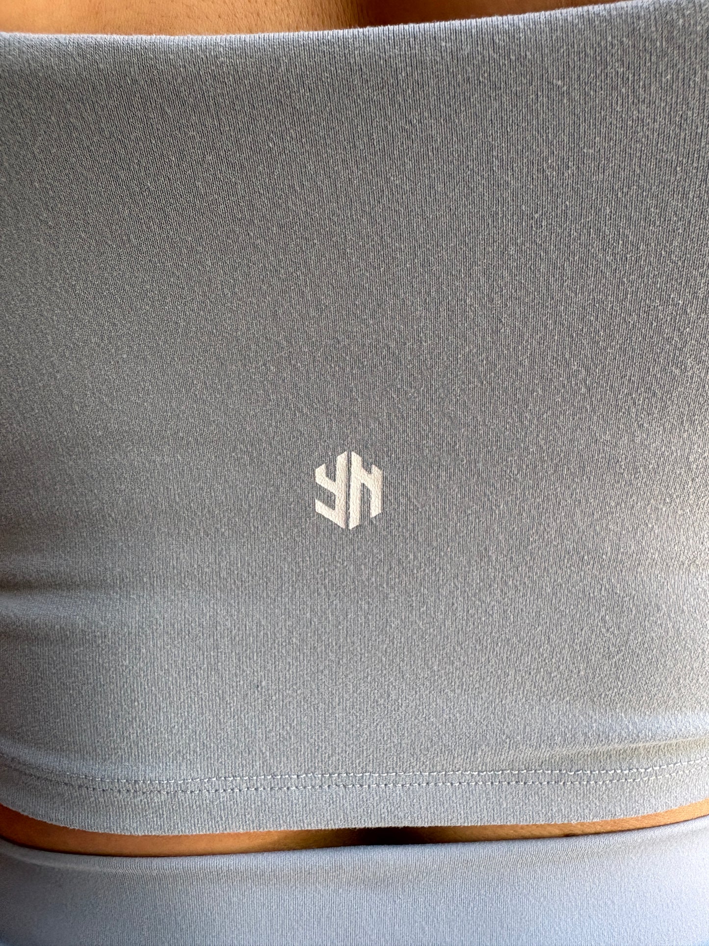 Spaghetti Strap YANV Sports Bra Haze Blue