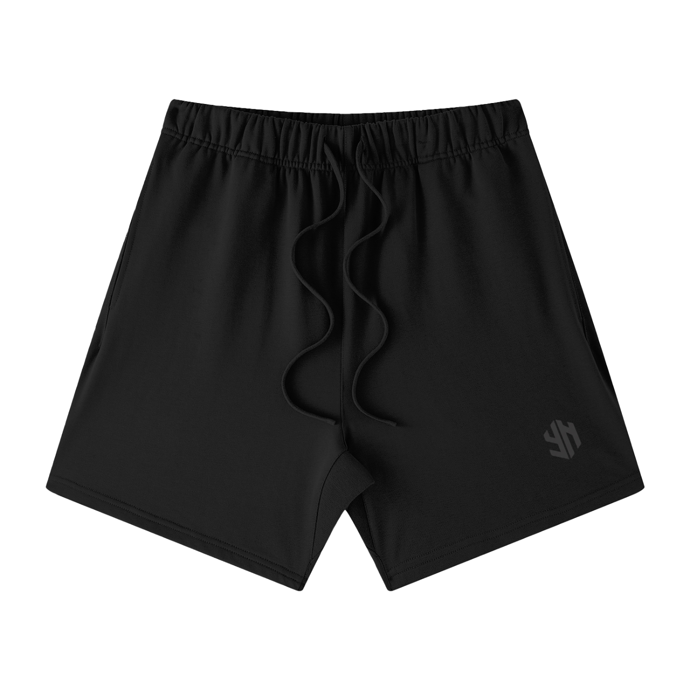 YANV Loose Fit Cotton Shorts Black/Gray