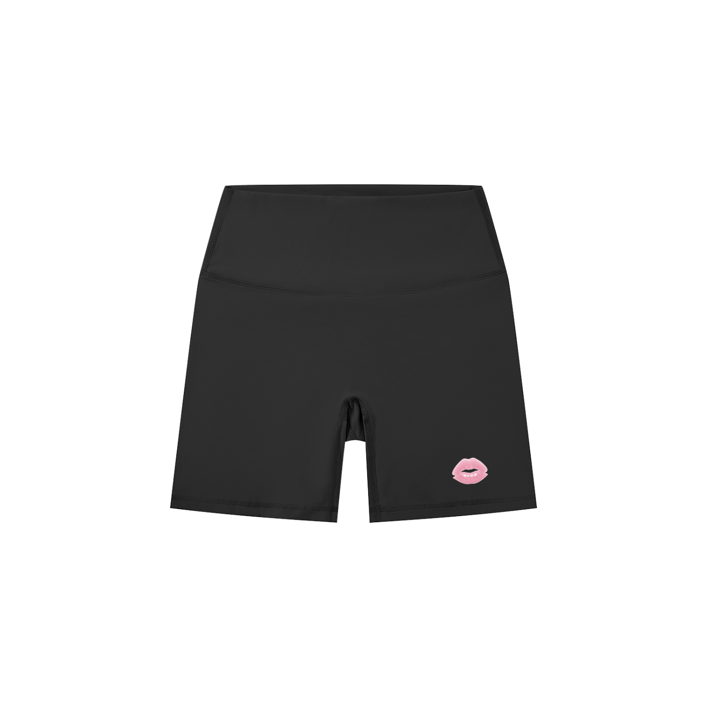 YANV Kiss me High-Waisted Shorts Black