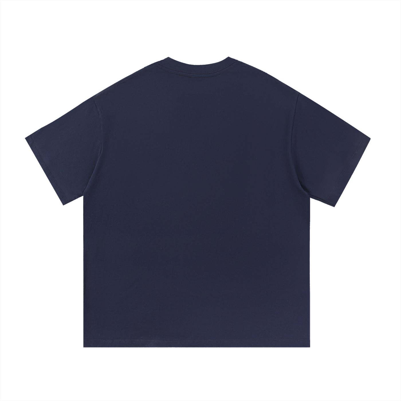 YANV 100% Cotton T-Shirt Navy Blue/Cream