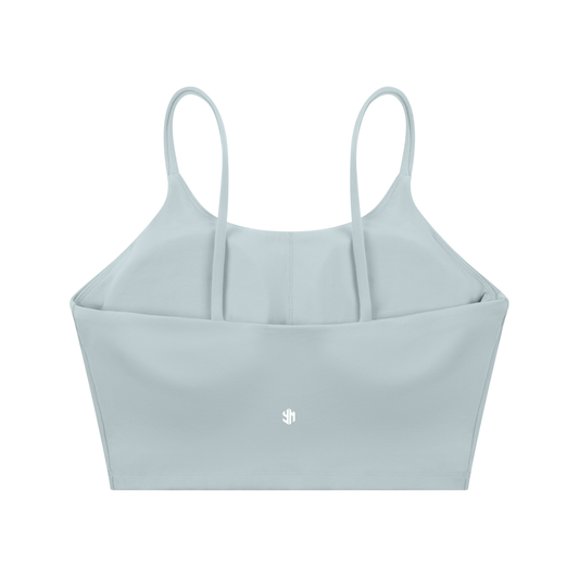 Spaghetti Strap YANV Sports Bra Haze Blue