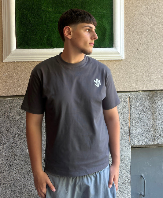 YANV 100% Cotton T-Shirt Dark Gray