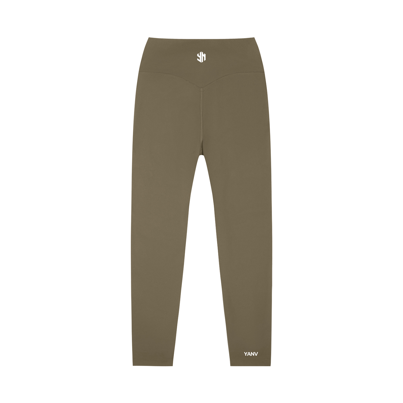 High-Waisted YANV Leggings Gray Coffee